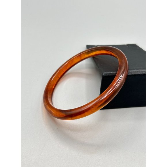 Vintage Apple Juice Bakelite Spacer Bangle Bracelet Collectible Costume Jewelry - Picture 4 of 7